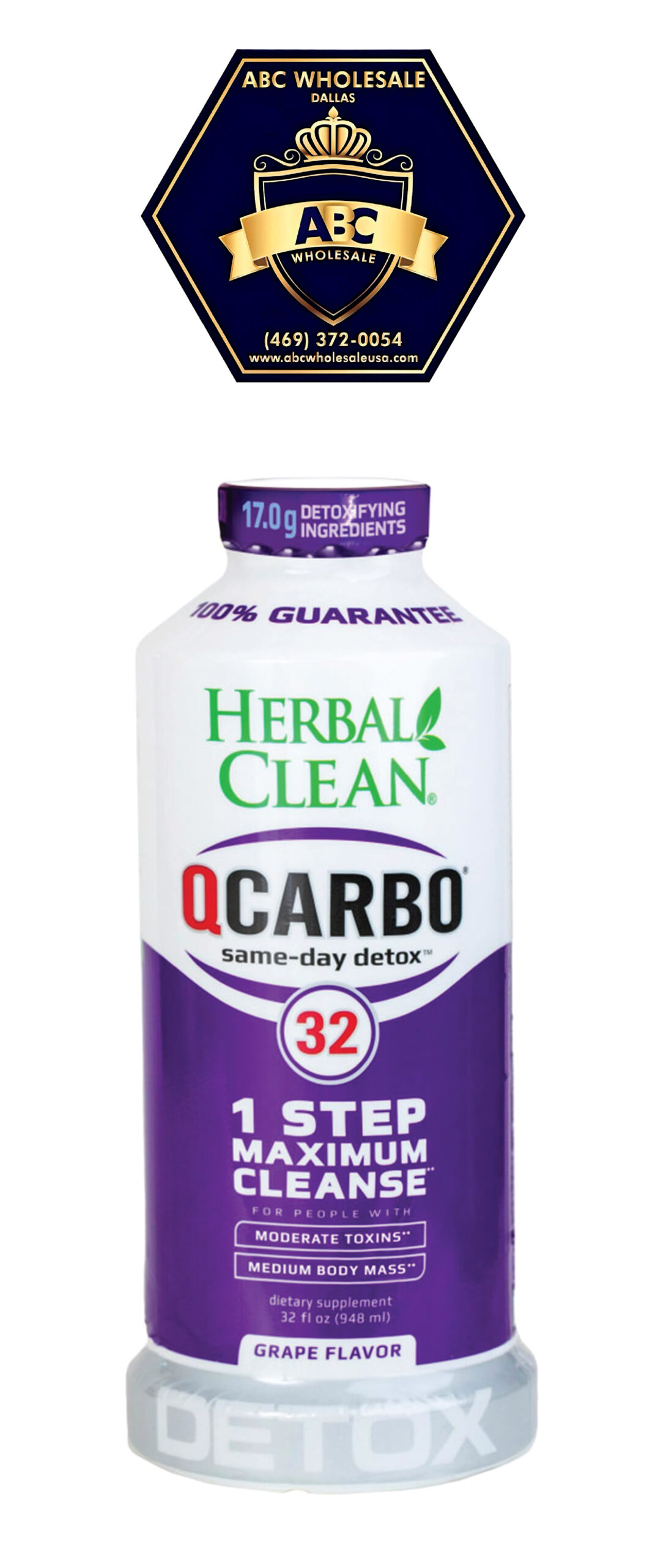 HERBAL CLEAN 32OZ Q CARBO DETOX