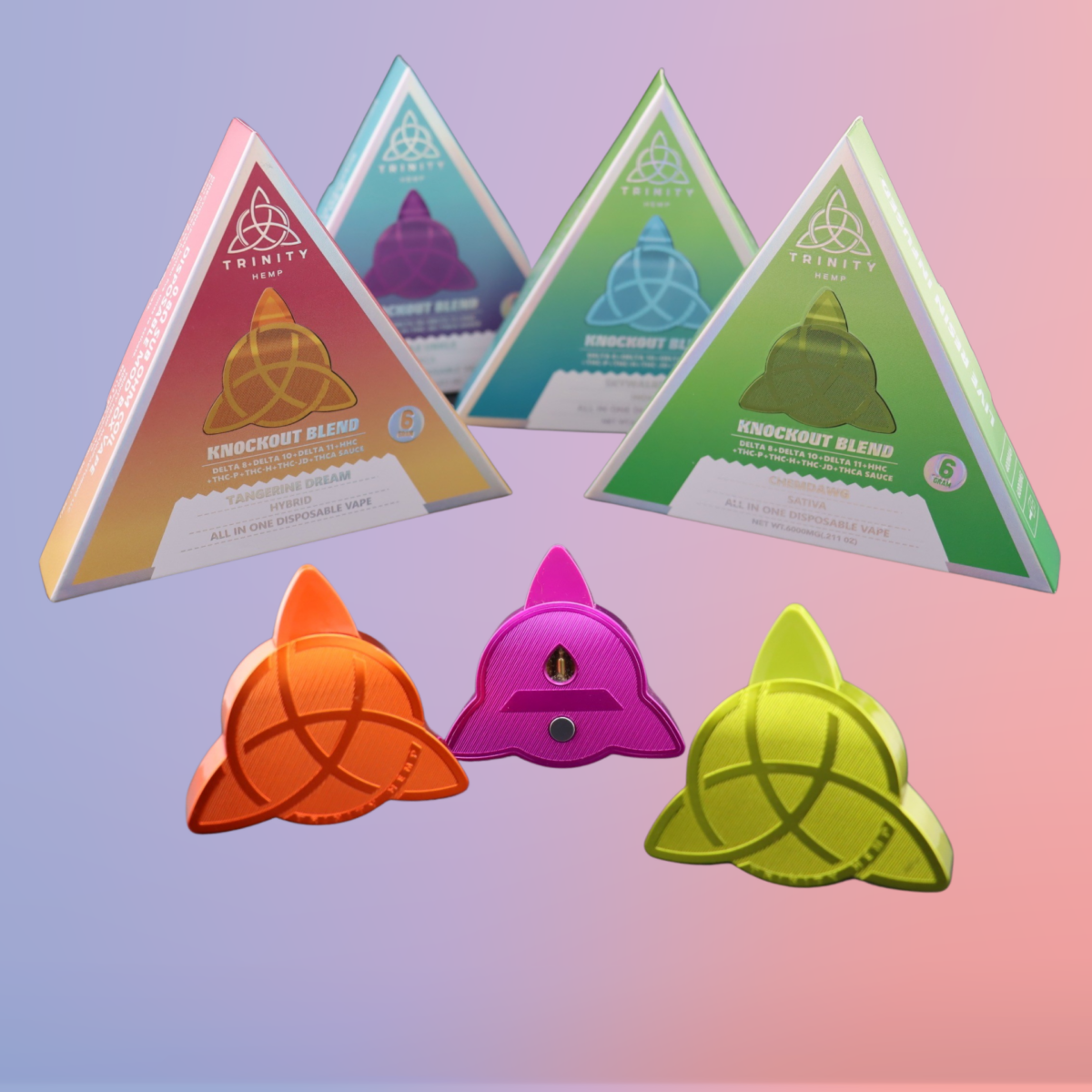 TRINITY HEMP ALL IN ONE KNOCKOUT BLEND DISPOSABLE | 5CT | 6GM