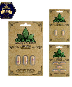 O.P.M.S GOLD KRATOM CAPSULES | 10PK