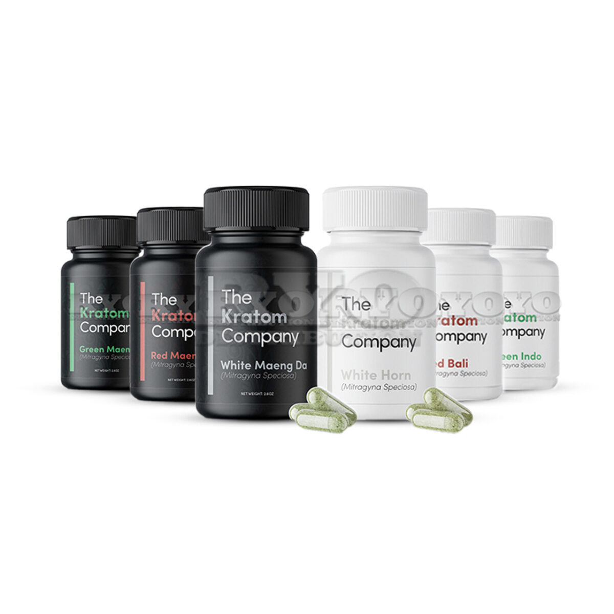 THE KRATOM COMPANY CAPSULES JAR | 75CT