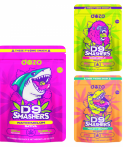DOZO D9 SMASHER GUMMY POUCH | 500MG GUMMY | 20CT