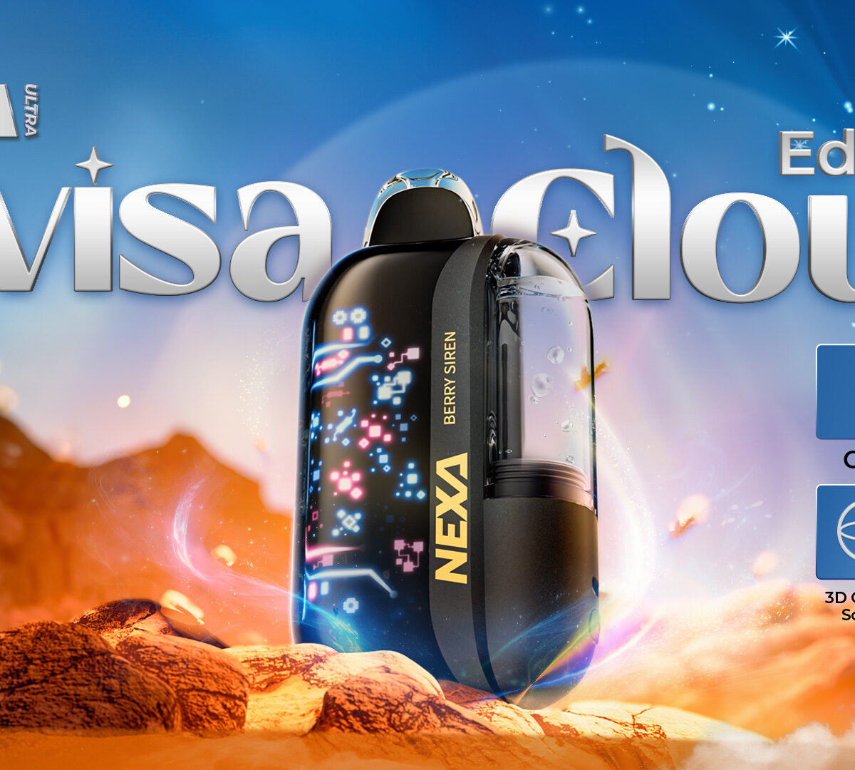 NEXA ULTRA INVISACLOUD EDITION 50000PUFFS DISPOSABLE