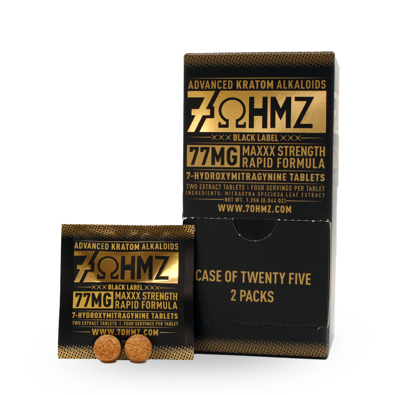 7 OHMZ 7-HYDROXYMITRAGYNINE 77MG MAXX STRENGTH RAPID FORMULA