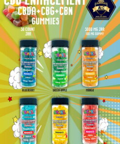 SHAKE CBD ENHANCEMENT CBDA+CBG+CBN GUMMIES | 20PCS | 100MG GUMMY | 2000MG TOTAL