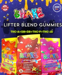 SHAKE LIFTER BLEND THC-A+D9+D9+THC-P+THC-JD GUMMIES 20 PCS| 6500MG