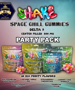 SHAKE D9 SPACE CHILL GUMMIES PARTY PACK | 40PCS | 20MG GUMMY | 800MG TOTAL