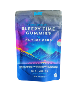HABIT EXTRA STRENGTH SLEEPY TIME GUMMIES | D9 THCP CBNO | 42.5 MG PER GUMMY |10 PK