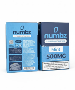 NUMBZ | 7-HYDROXMITRAGYNINE | 50MG PER TABLET | TOTAL 500MG