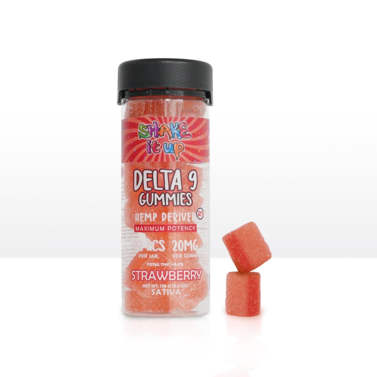 SHAKE IT UP DELTA 9 GUMMY | 22PCS | 20MG GUMMY
