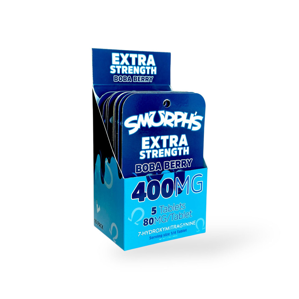 SMURPHS EXTRA STRENGTH 400MG| 7-HDROXYMITRAGYNINE| 5CT