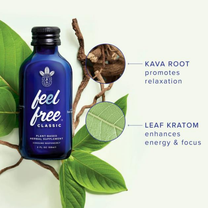 FEEL FREE CLASSIC KAVA ROOT+LEAF KRATOM