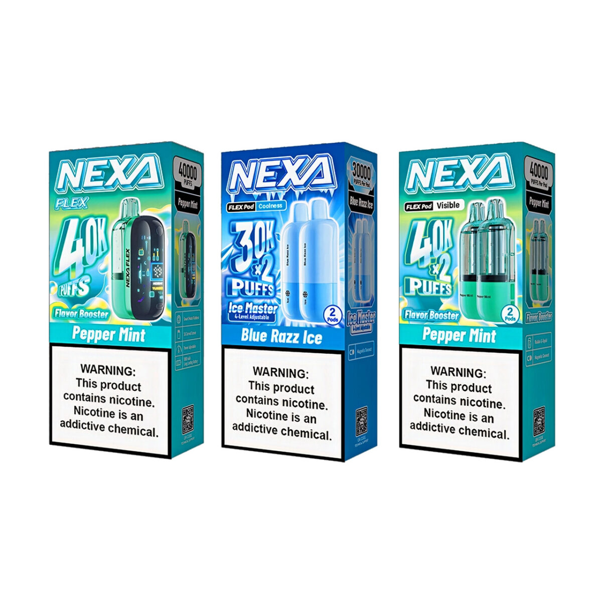 NEXA FLEX POD COOLNESS EDITION 30KPF 2PC 5PK