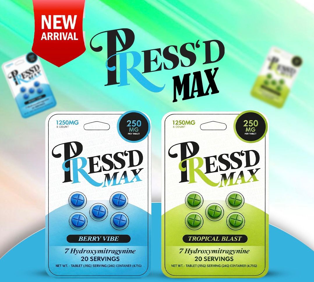 PRESS'D MAX 7 HYDROXY 5CT BLISTER PACK 1250MG