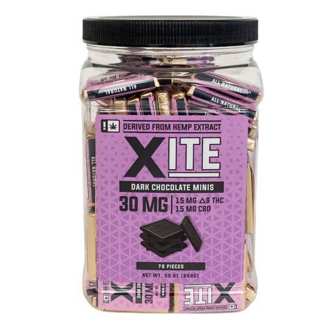XITE 30MG-15MG THC/15MG CBD - 70CT JAR